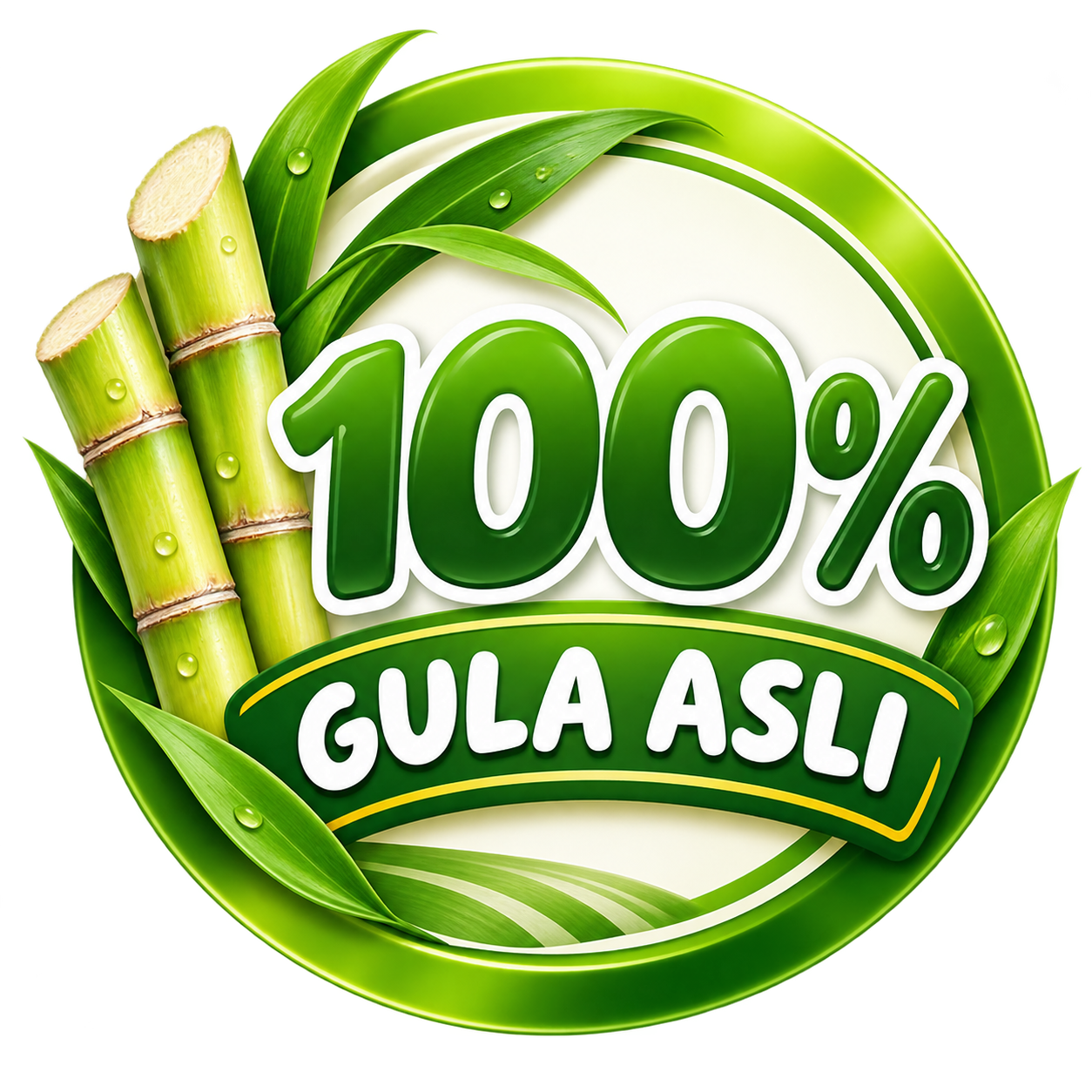 100% Gula Asli