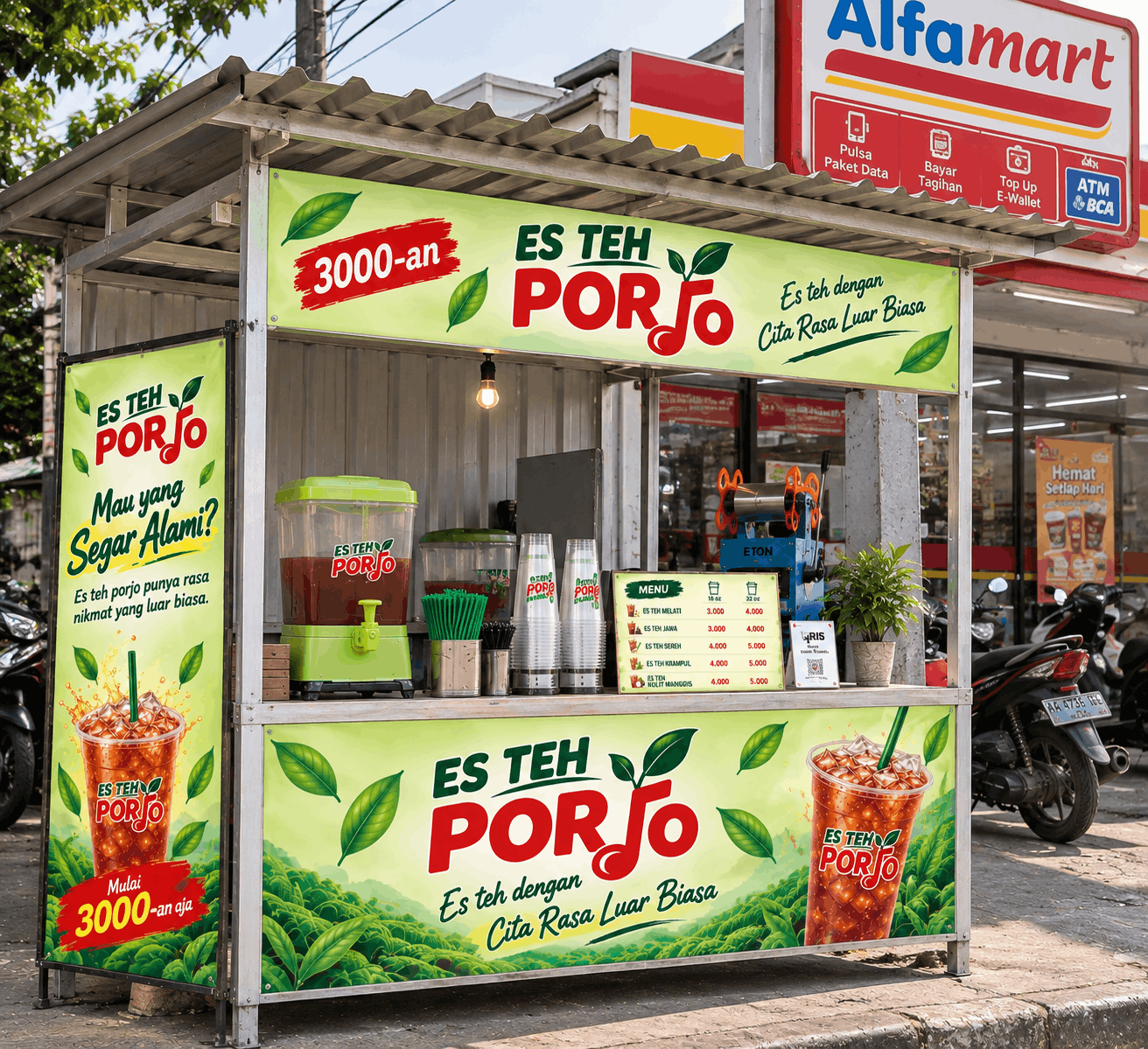 Foto stand Es Teh Porjo
