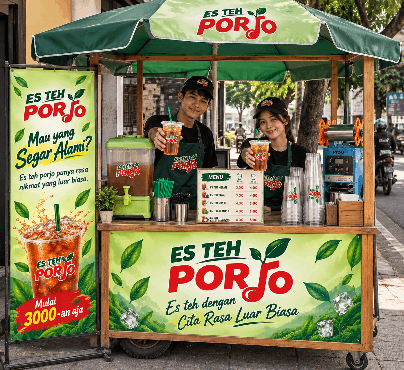 Foto stand Es Teh Porjo